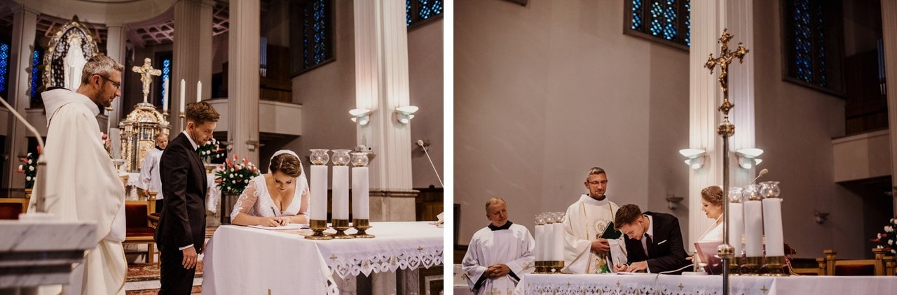 slub w bazylice w niepokalanowie