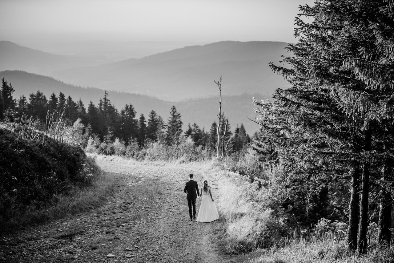 plener slubny w beskidach