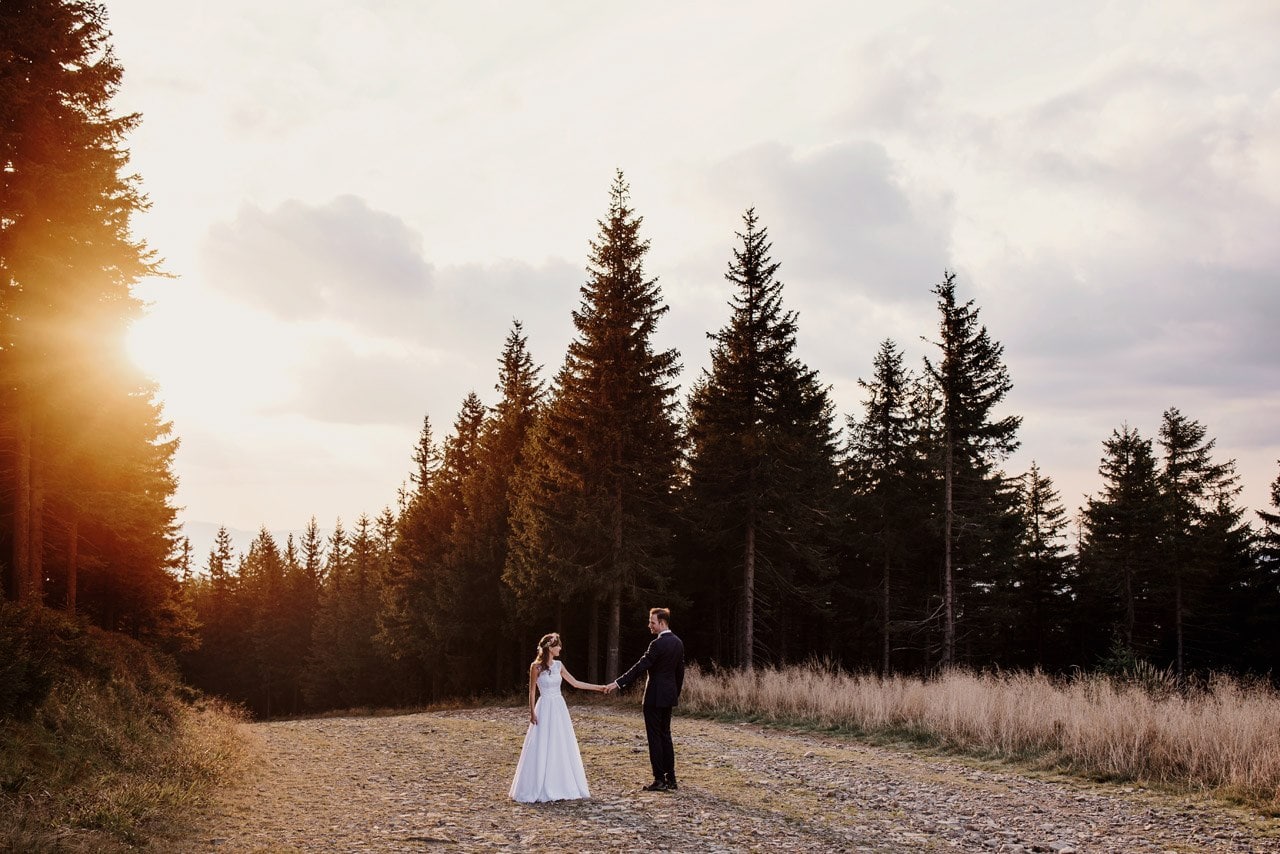 plener slubny w beskidach