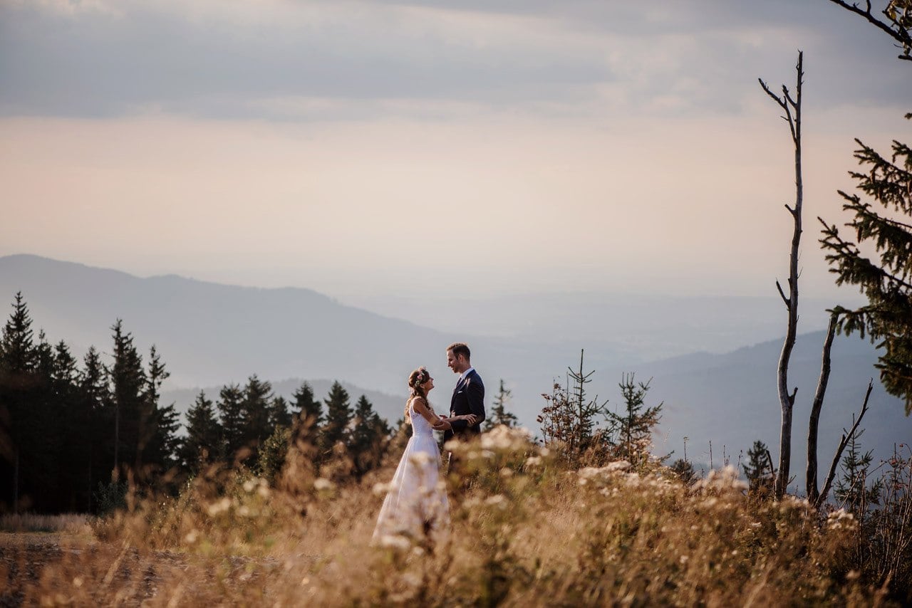 plener slubny w beskidach