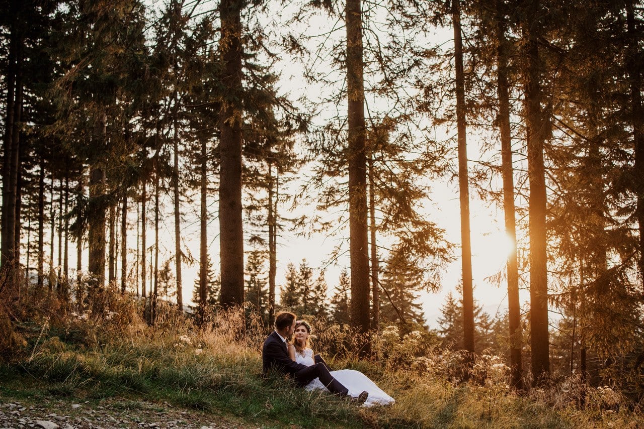 plener slubny w beskidach