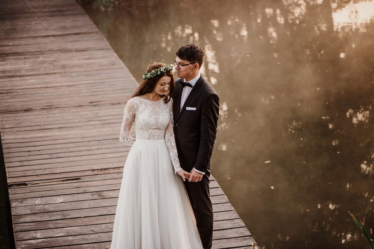 sesja slubna o poranku