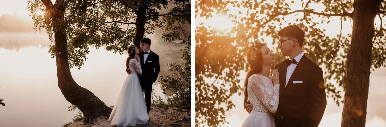 sesja slubna o poranku