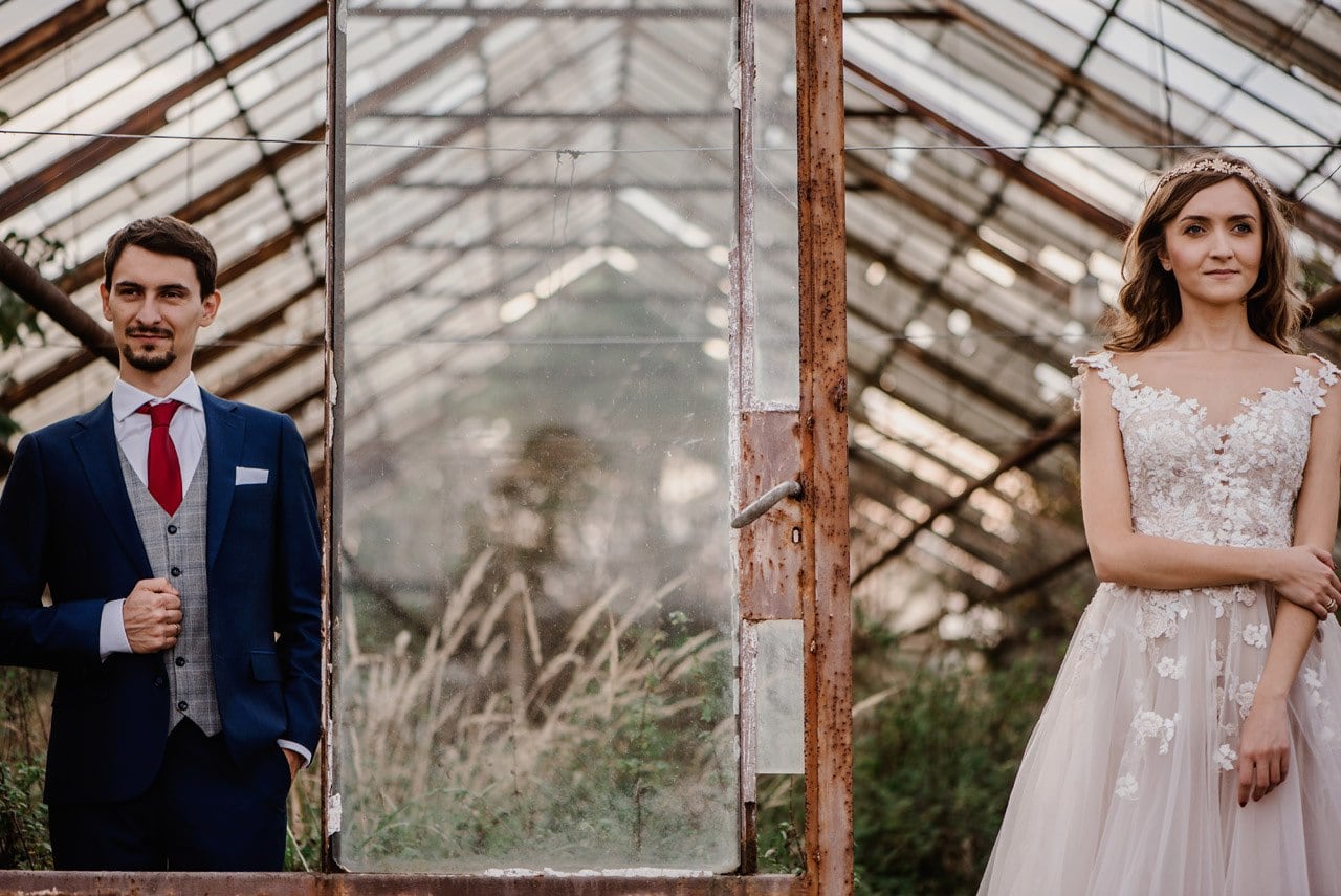 rustykalna sesja slubna