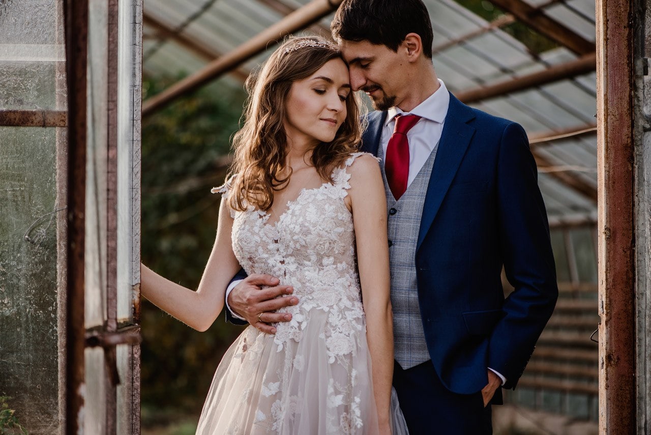 rustykalna sesja slubna