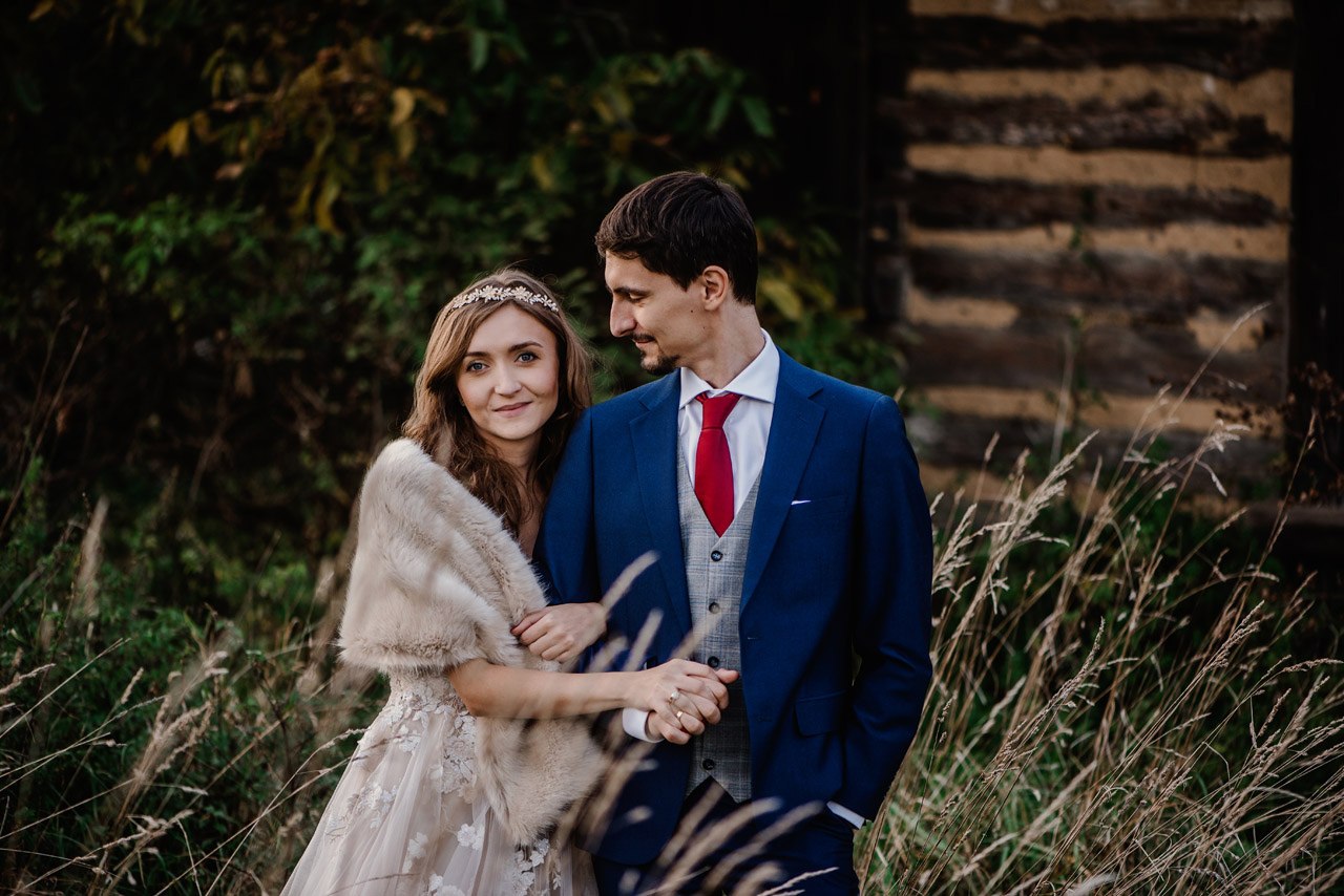 rustykalna sesja slubna