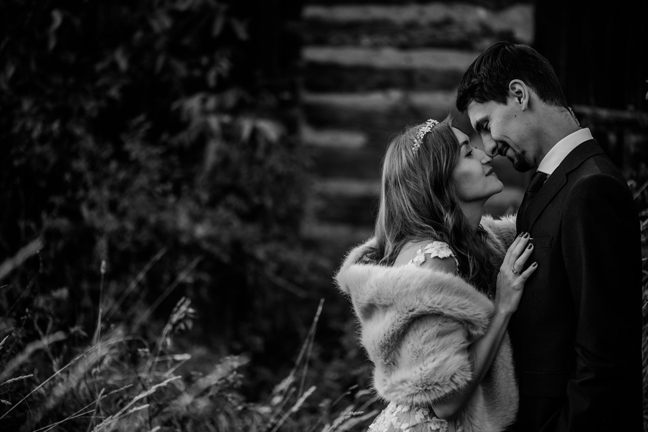 rustykalna sesja slubna