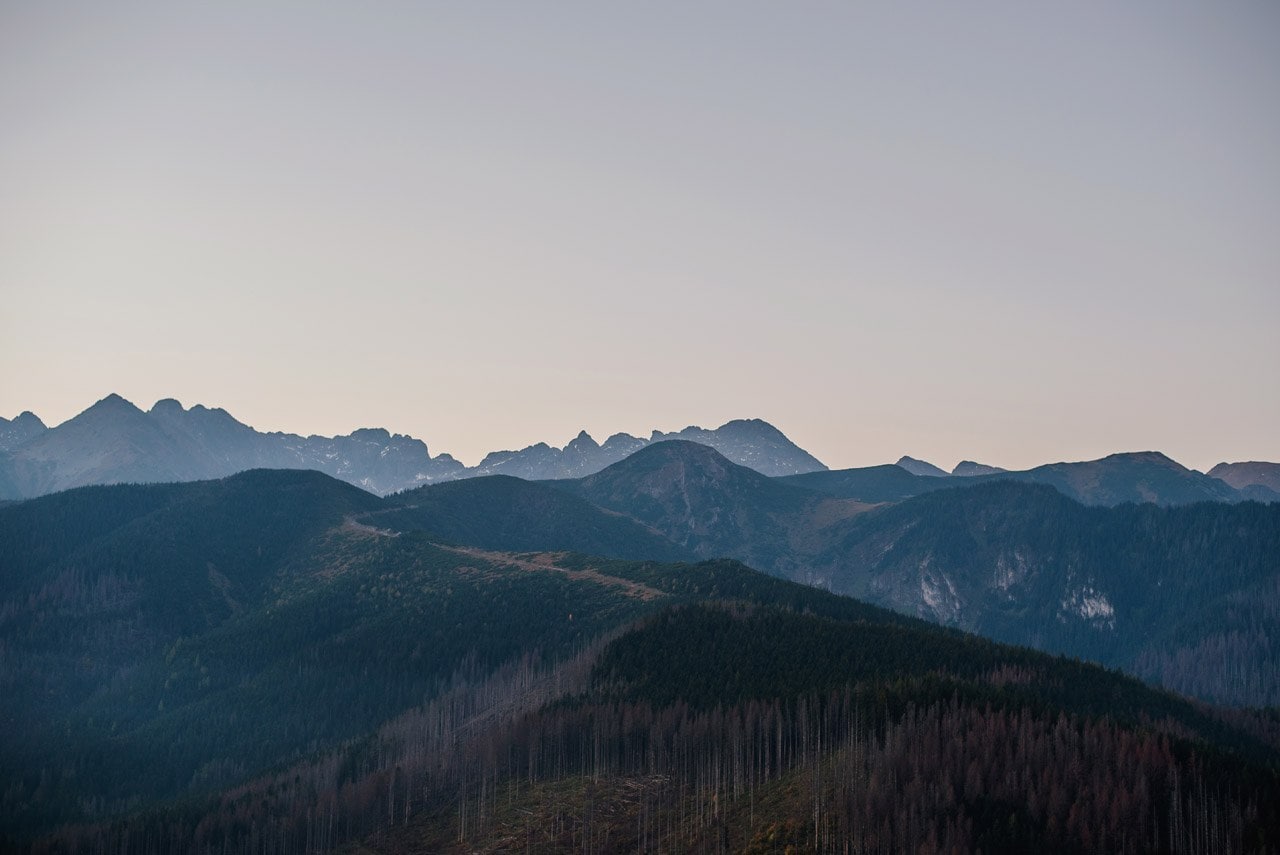 plener slubny w tatrach o wschodzie slonca