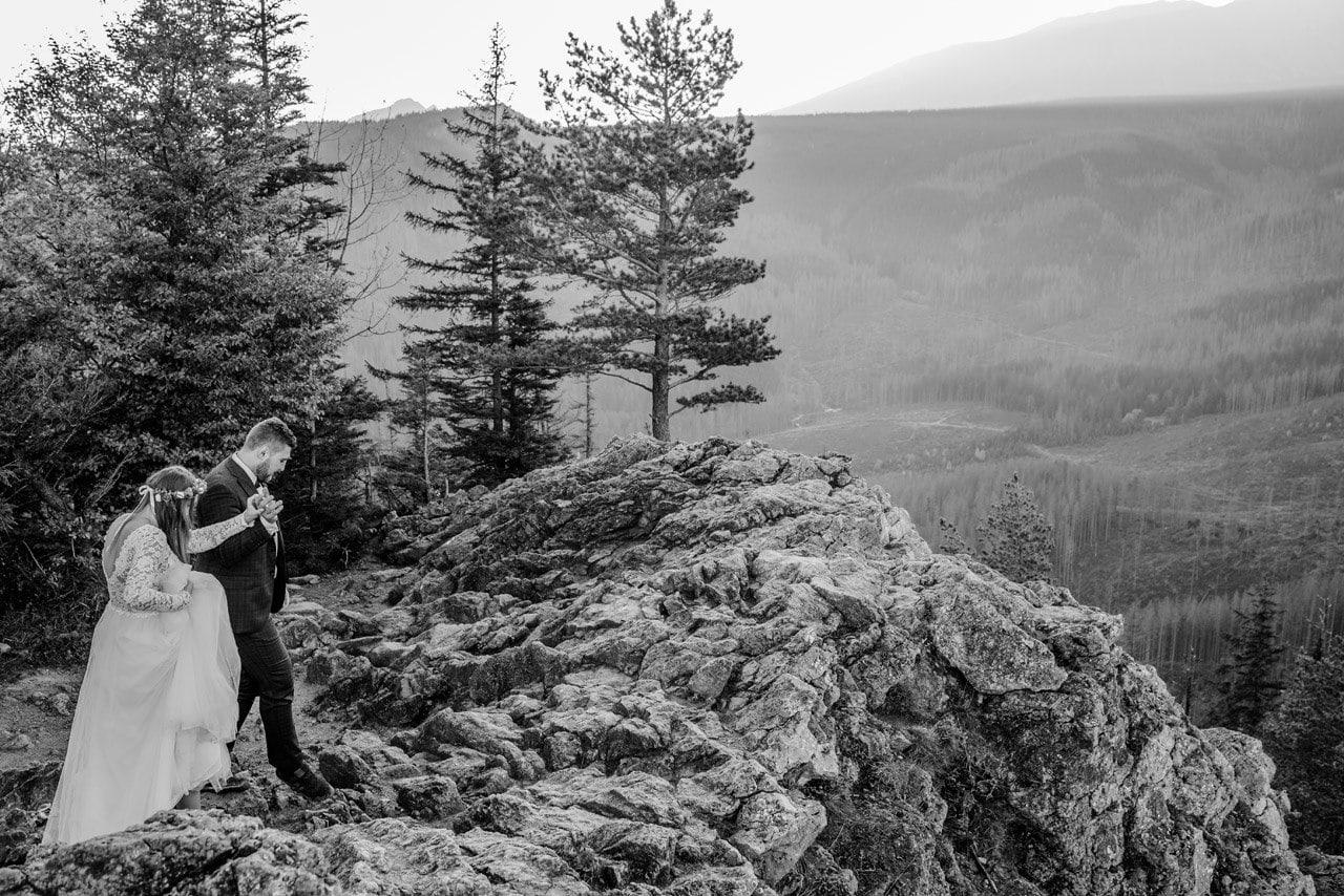 plener slubny w tatrach o wschodzie slonca